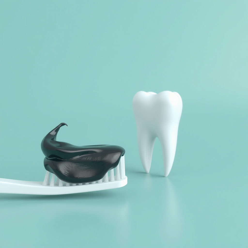 Illustration: Does Activated Charcoal Toothpaste Really Whiten Teeth?