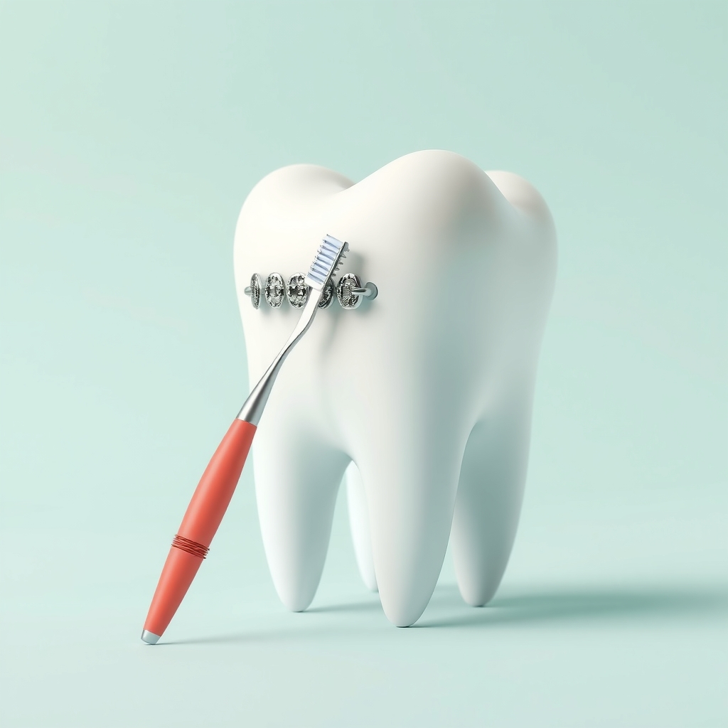 Illustration: How to Clean Teeth and Maintain Oral Hygiene With Braces