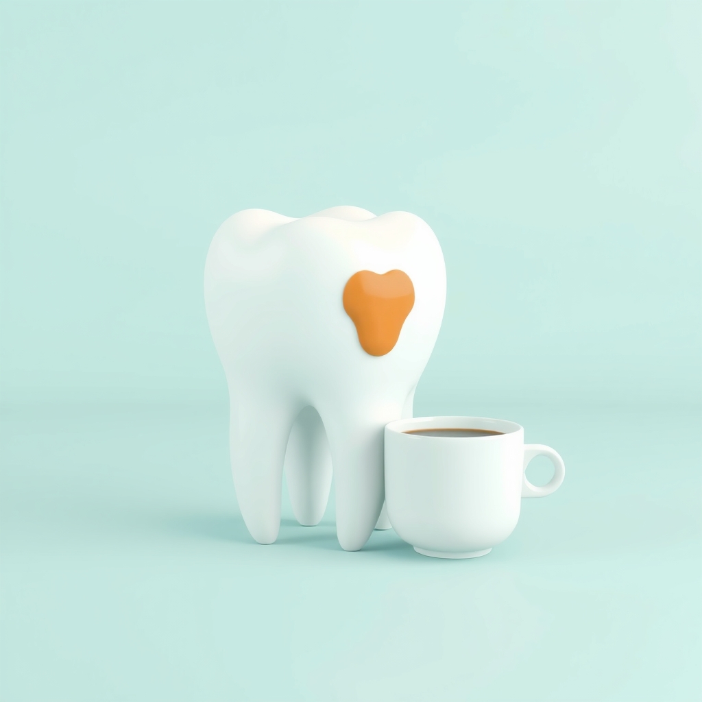 Illustration: Why Are My Teeth Turning Yellow? Understanding Tooth Discoloration